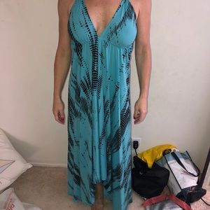 Tie die Maxi Dress